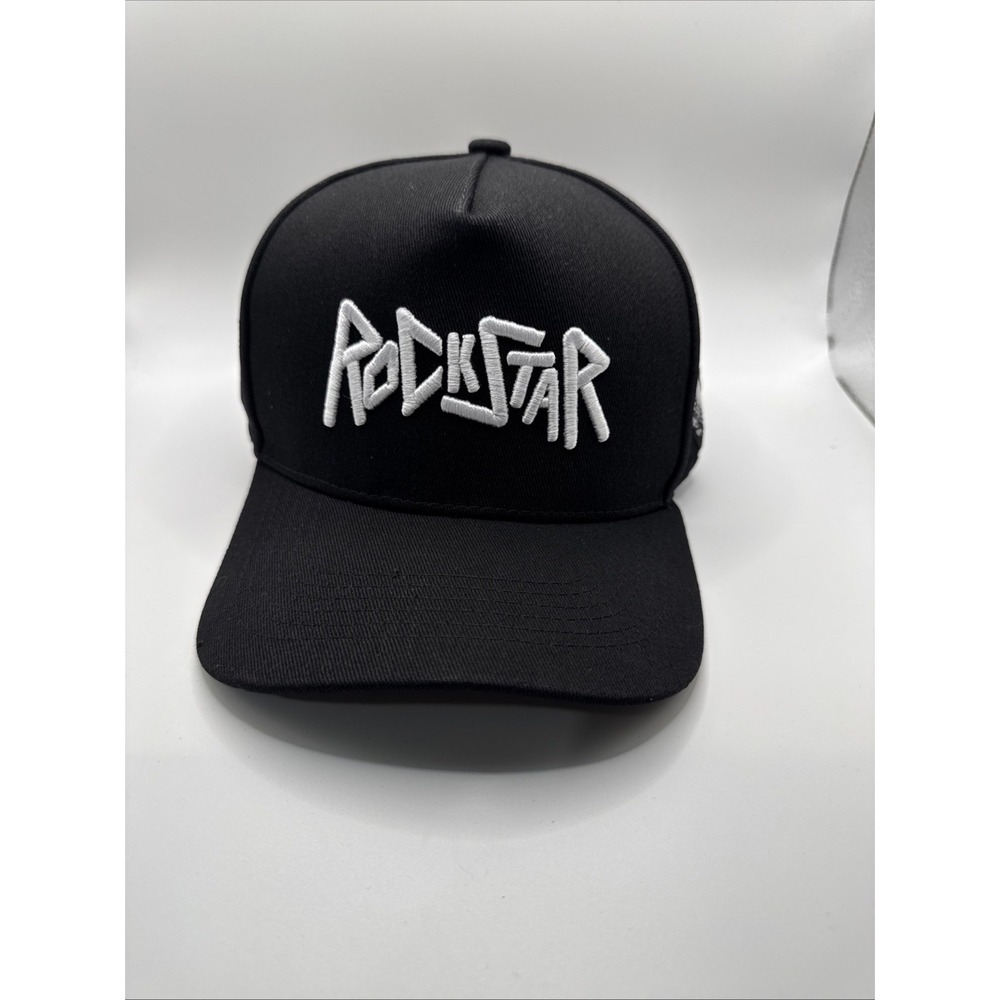 Rockstar Hat Black-And-White #1027